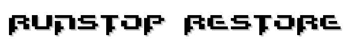 Runstop Restore font